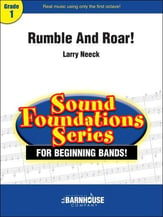 Rumble and Roar! Concert Band sheet music cover